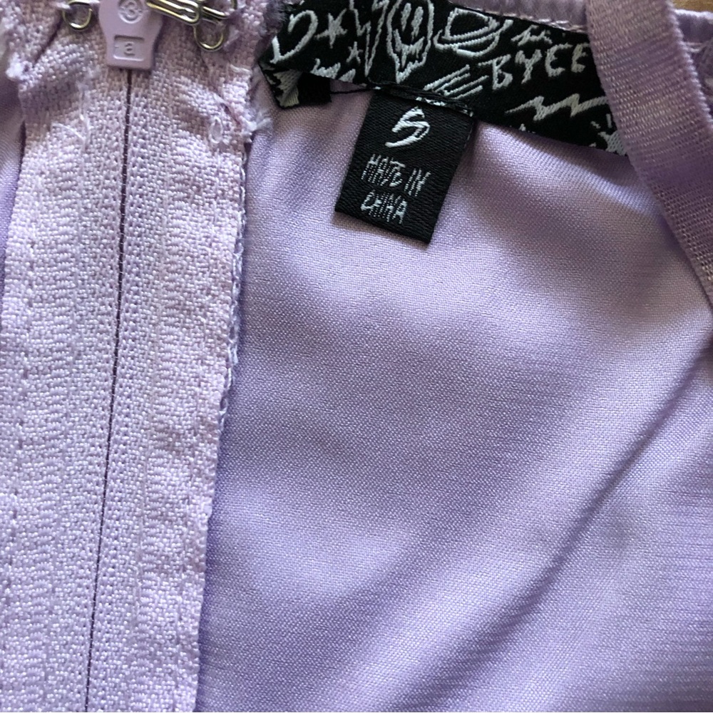 Text U Later satin corset top from Dolls Kill in size small - Picture 7 of 9